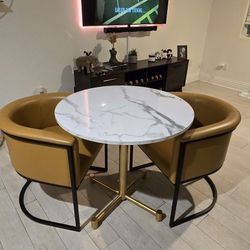 2 Modern Barrel Chairs