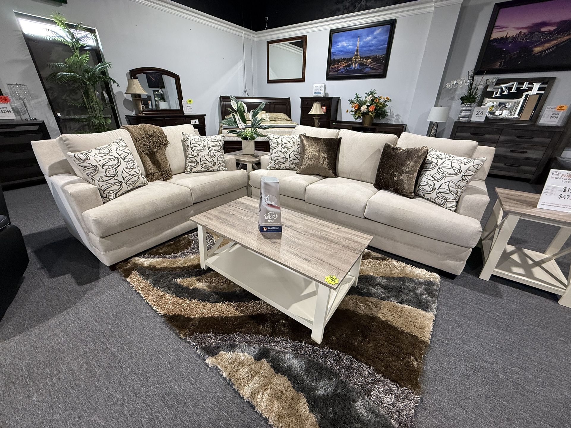 2 Pc Sofa And Loveseat