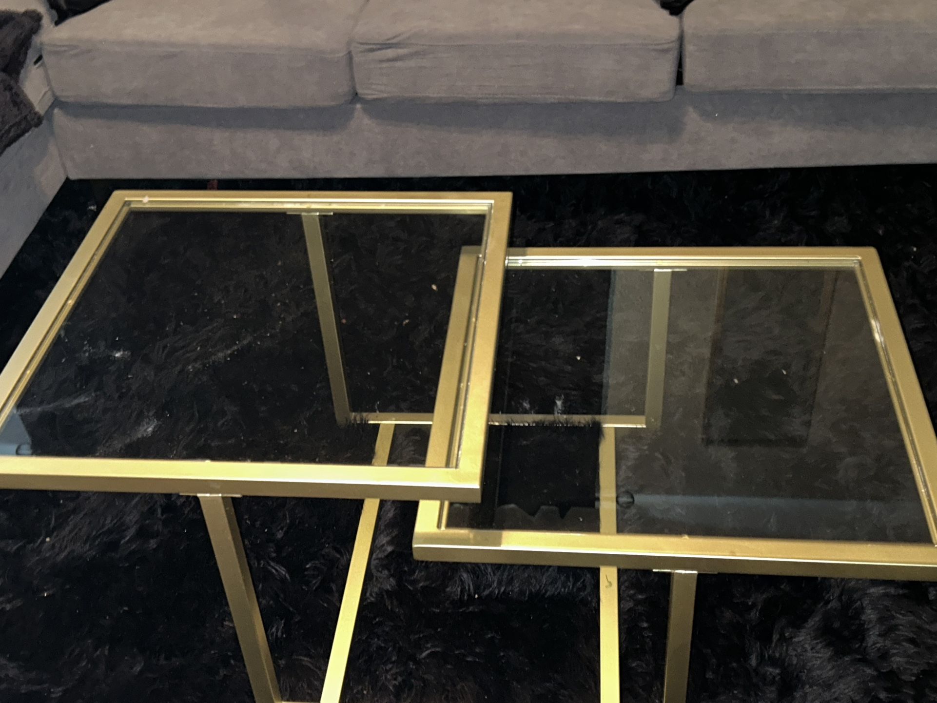 Gold Coffee Table 