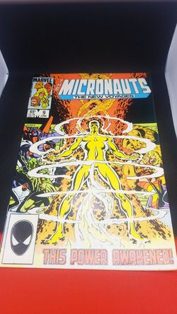 Micronauts The New Voyages #9 (1984 Series) June 1985 Marvel Comics , Good Condition