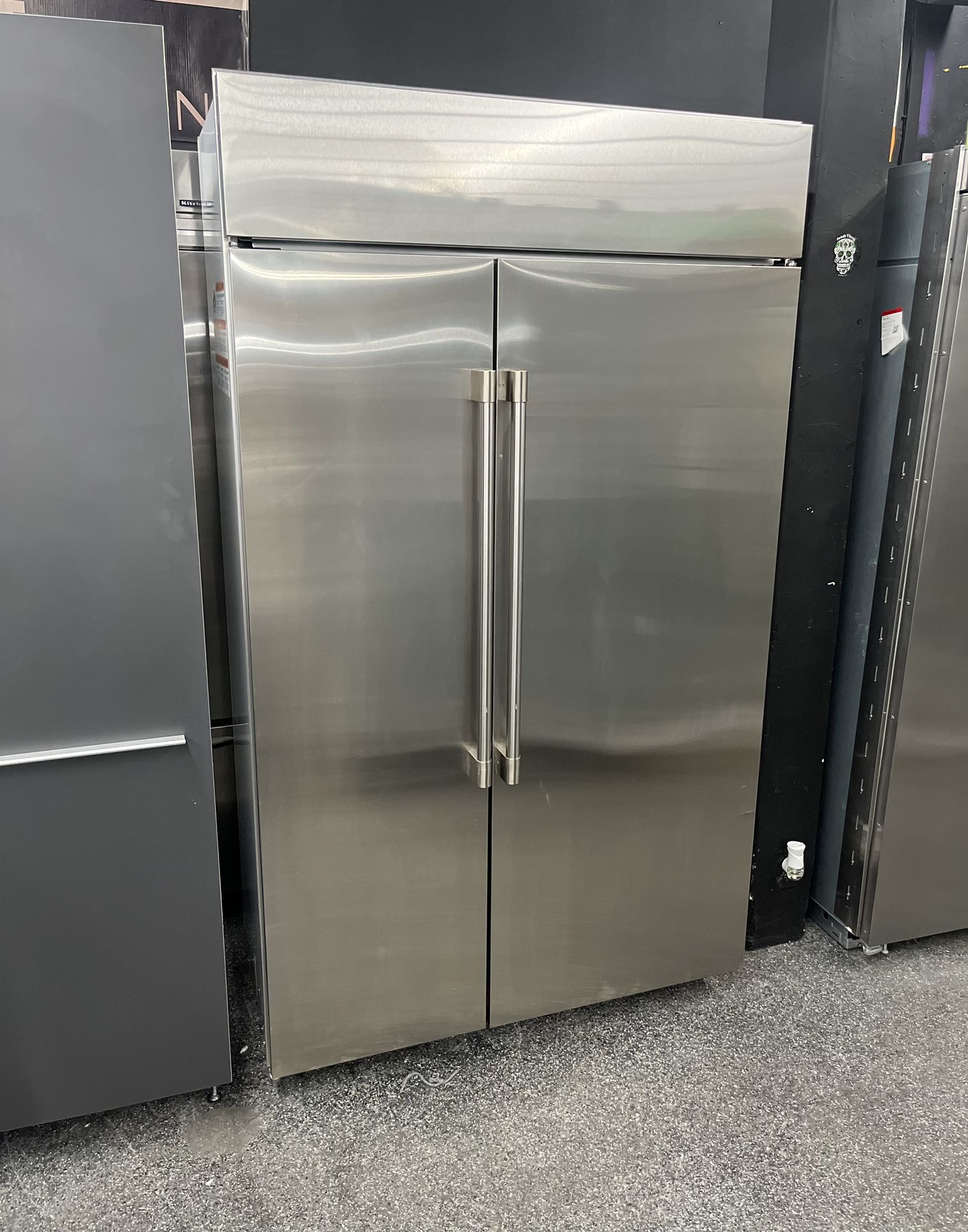Monogram 48” Stainless Steel Side x Side Built In Refrigerator