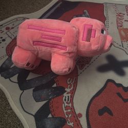minecraft pig plushie 
