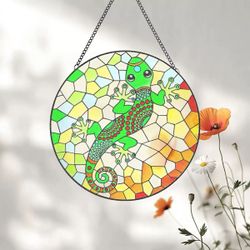 Glass sun catcher 10” with box