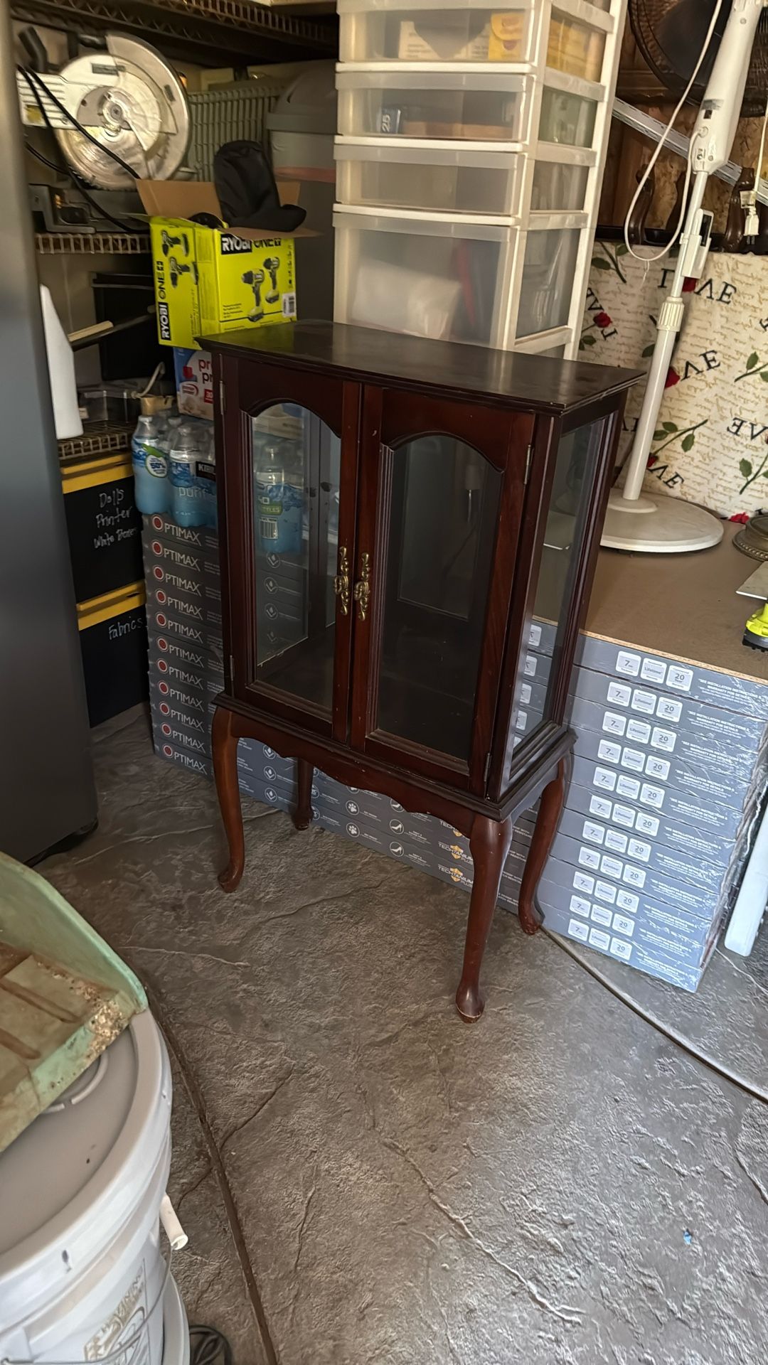 Small Cabinet / Curio - 43” h x 24”w x12”d