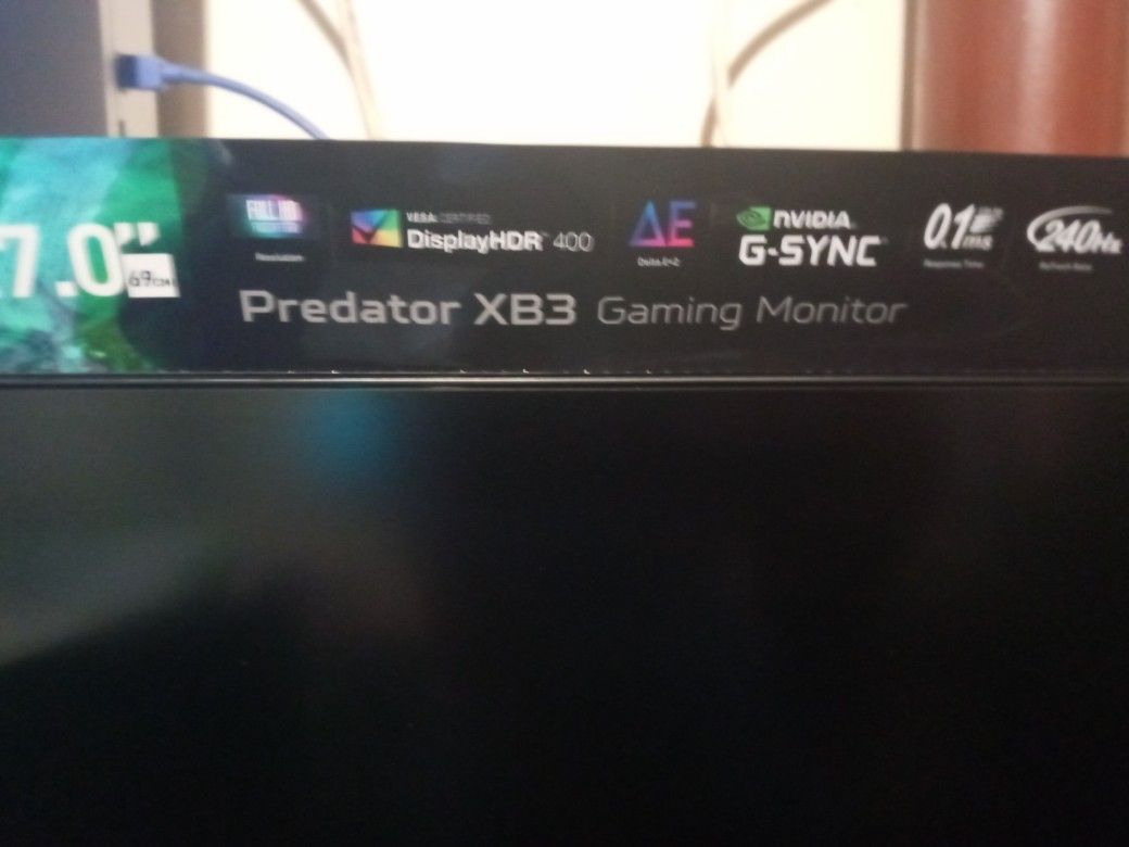 Acer Predator 240hz Gaming Monitor