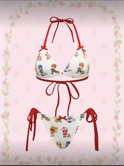 Strawberry shortcake two-piece bathing suit