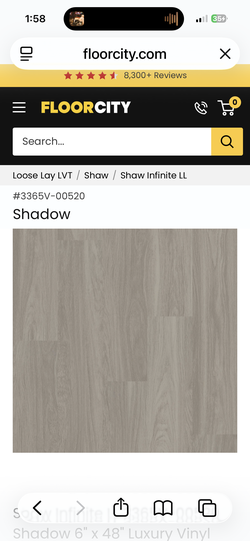 Shaw Luxury Vinyl 3 boxes