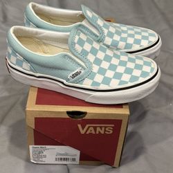 Girls Checkered Vans 
