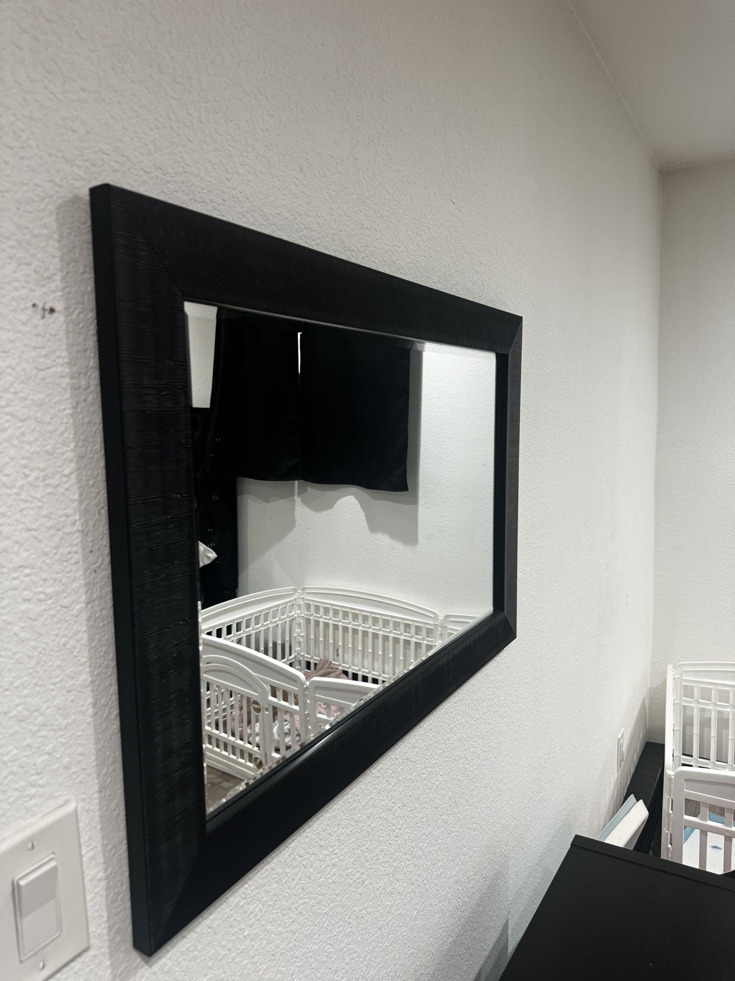Black Wall Mirror