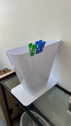 Cloth Diaper Spray-off Bin for Toilet
