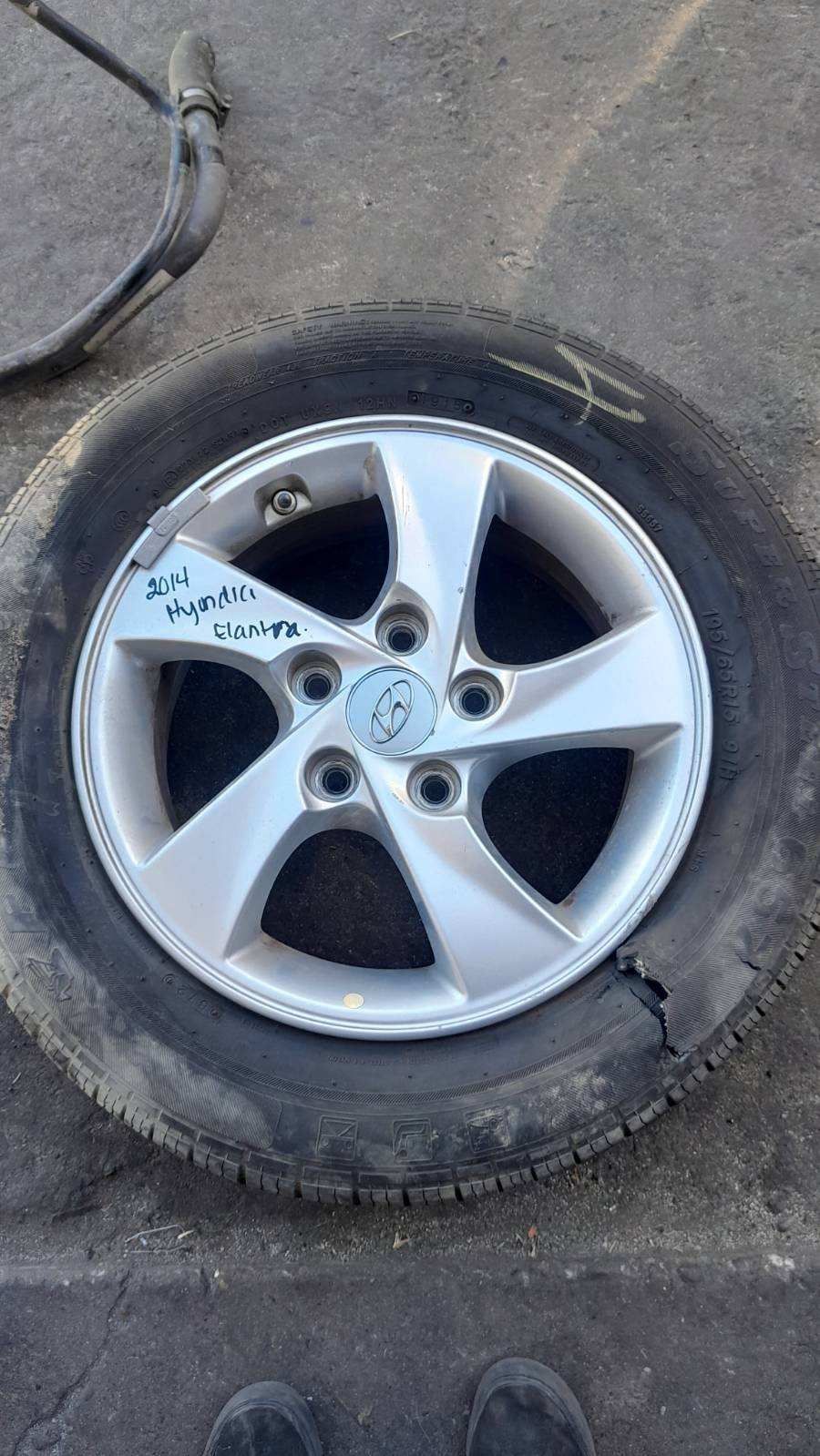 Tire RIM ONLY assembly OEM From A 2014 Hyundai Elantra