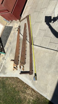 3 Vintage 2 Man Saws 40 Dls Smalls And 85 The Big One 150 For All3 Only Interested Persons