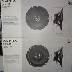 2x Pairs Infinity 6½" Speakers 