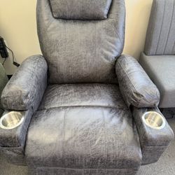 🛋️ Electric Power Lift Recliner Chair with Massage – Leathaire (Faux Leather) ✨ Perfect for elderly | Single sofa recliner ✨ Electric lift & recline 