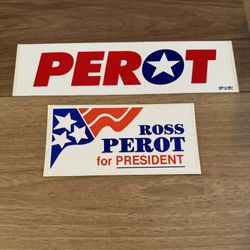 Ross Perot Campaign Stickers