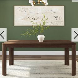 New! 72” Walnut Wood Dining Table From Plank+Beam
