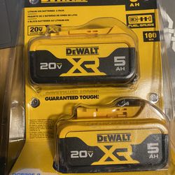 Dewalt MAX XR 5Ah Battery Pack 