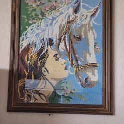 Needle Point Tapestry 