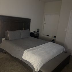 Queen Size Mattress/Frame From Rooms To Go