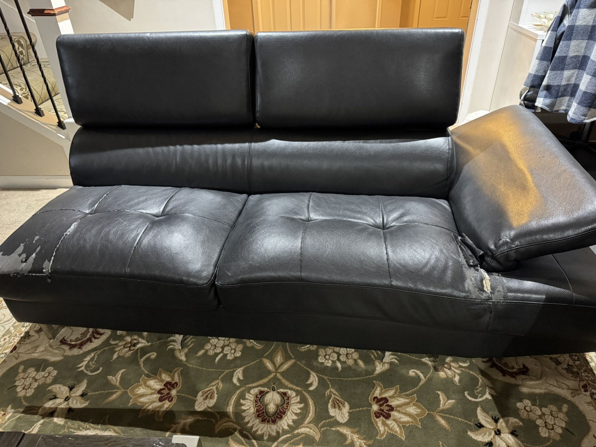 L Shape Couch Leather 