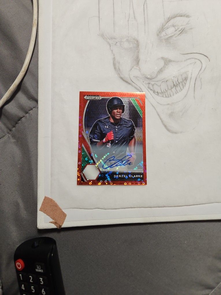 Denzel Clarke Red Pulsar Auto 66\99