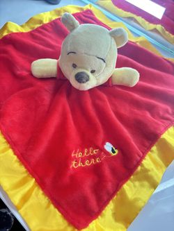 Winnie The Pooh Baby Toy Blanket