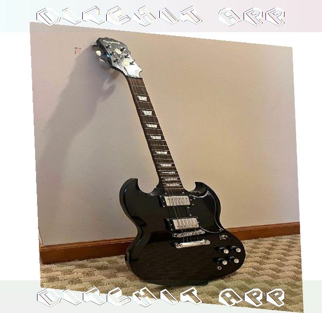 Electric Guitar Shred Music with Superior Sound Power phone whom