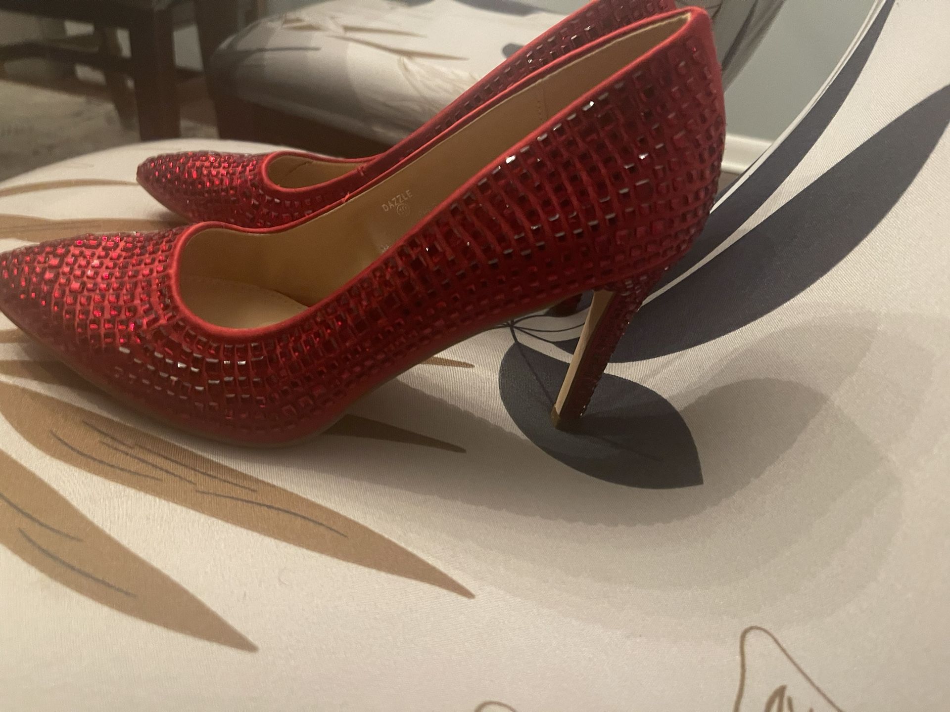 Red Sparkly Heel