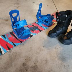Snowboard  Set, Excellent Condition 