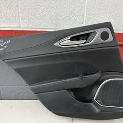 2017 2018 2019 ALFA ROMEO GIULIA LEFT REAR INTERIOR DOOR PANEL OEM