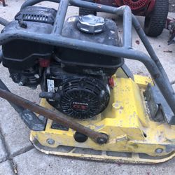 Wacker 1550 Compactor Honda Engine 