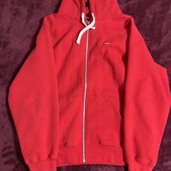XXL Red Supreme Zipper Jacket And 2 Pairs Of Puma Shoes