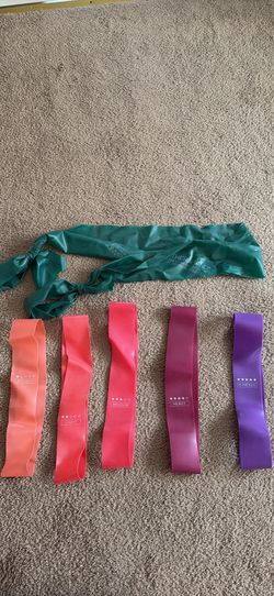 Resistance bands set of 5 + 1 extra