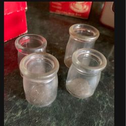 Vintage Cream Milk Bottles 
