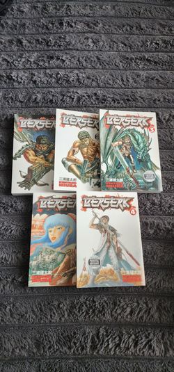 Berserk Mangas Volumes 1 through 21