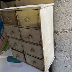 ANTIQUE WOODEN SPICE CABINET Pre 1900’s Estimated By Dealer 