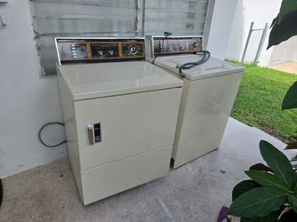 vintage ge washer and dryer