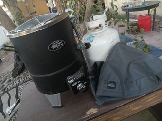 $75 CHAR BROIL PROPANE & DEEP FRYER
