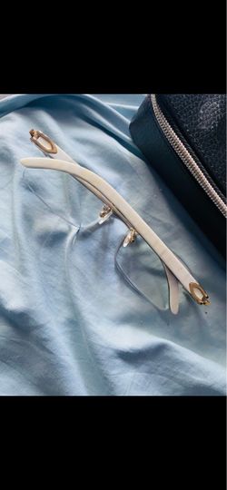 Clean White buffalo horn glasses