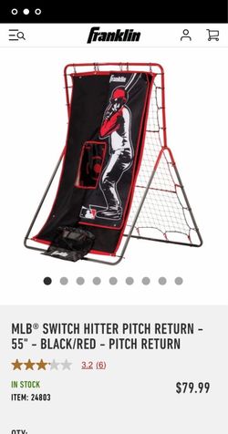 Baseball SWITCH HITTER PITCH RETURN