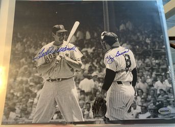 8x10 signed Ted Williams/Yogi Berra photo
