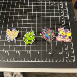 Pokemon Pins 4 For 12$