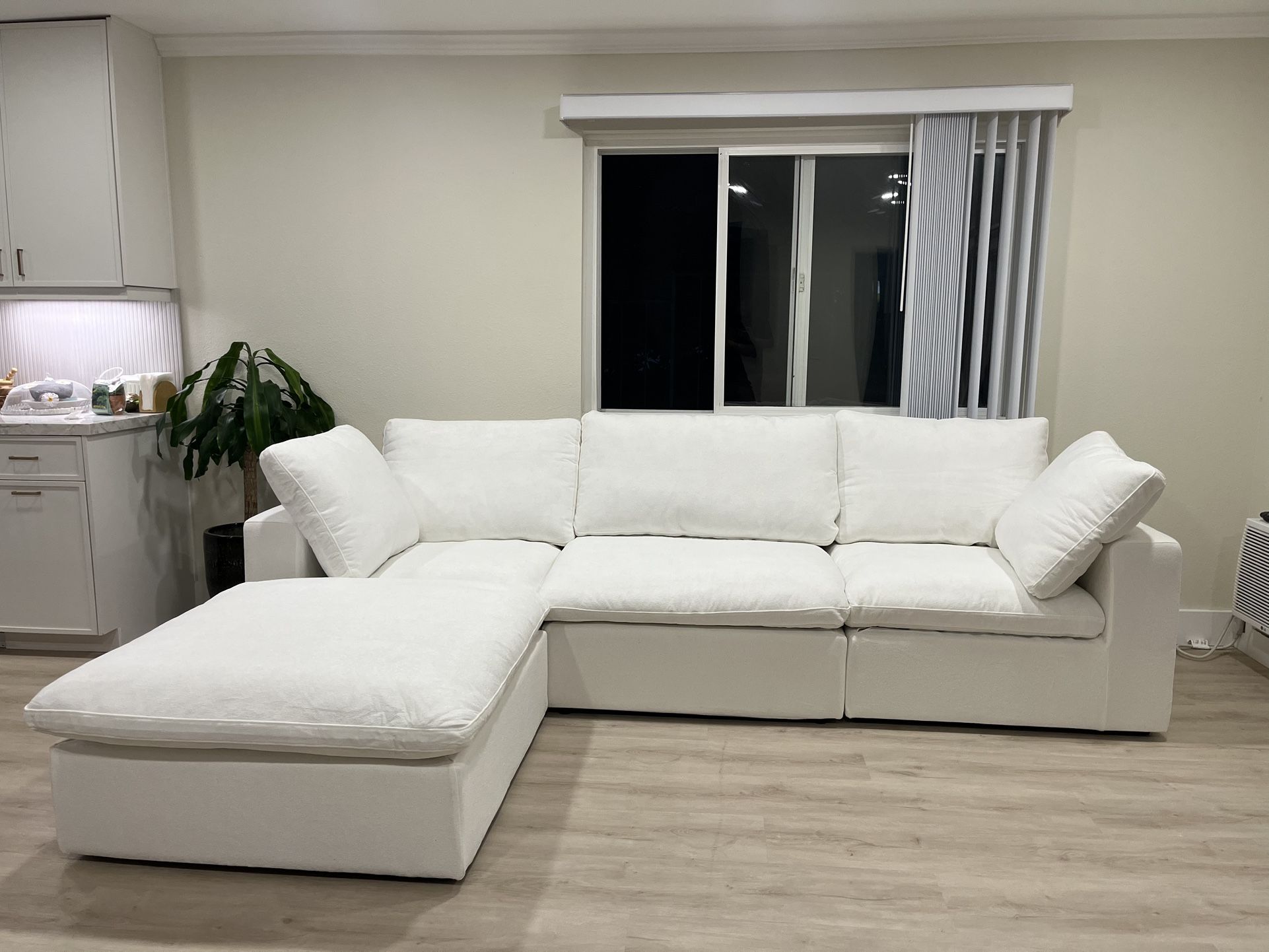 White Cloud Sectional Couch