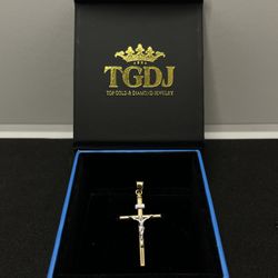 14k Cross Pendant 