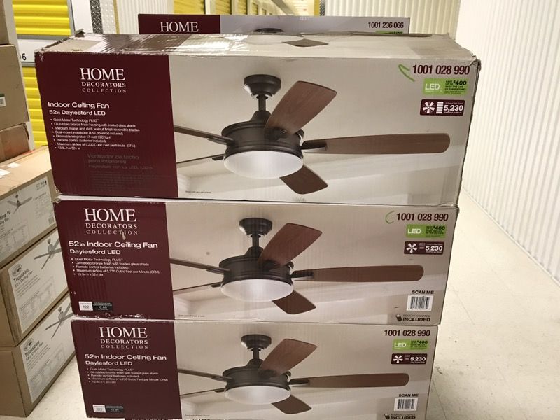 Home Decorators Collection Daylesford 52 in. LED Indoor Oiled-Rubbed Bronze Ceiling Fan