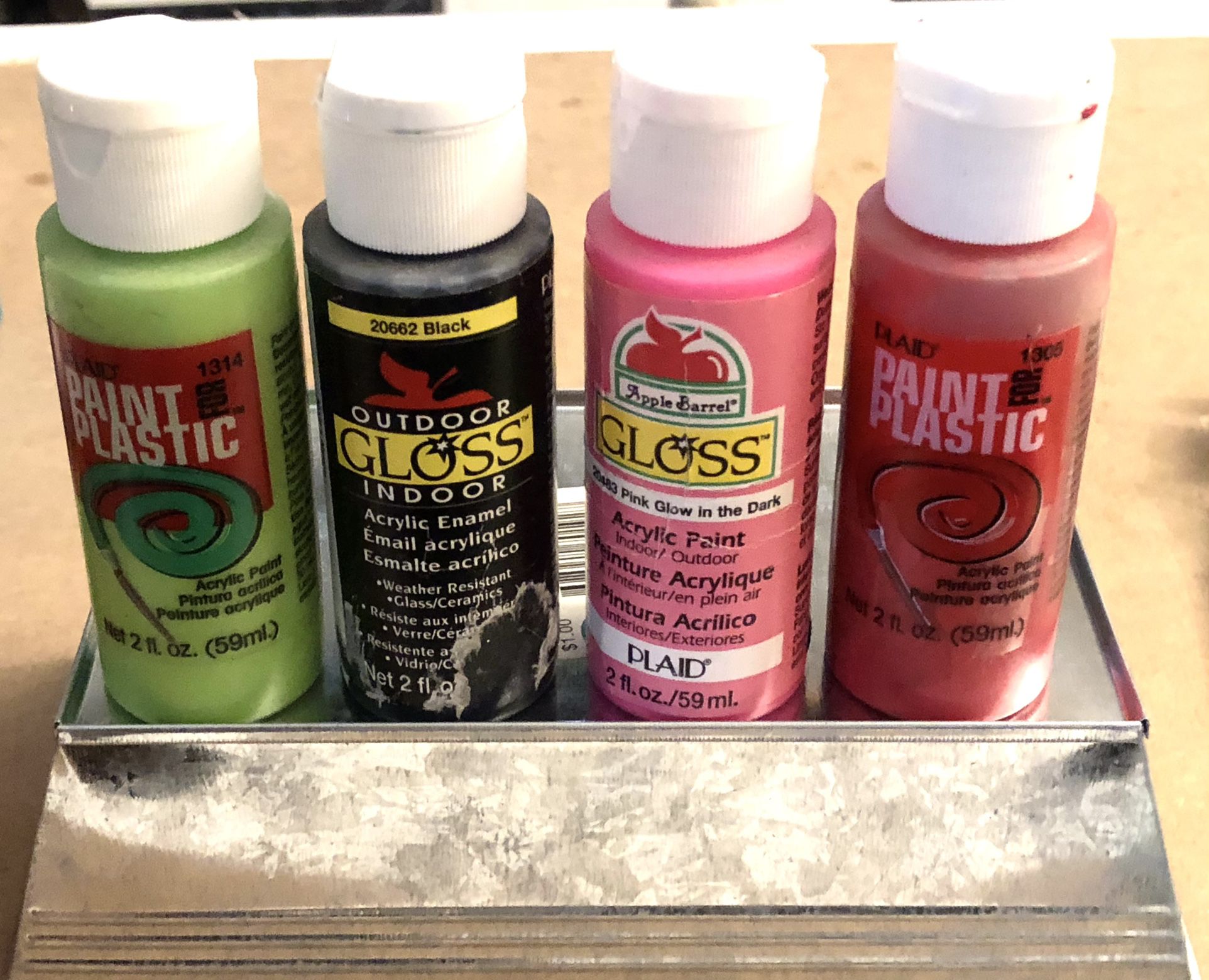Craft Paints And Brushes