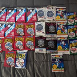 1991 Baseball And Football Cards