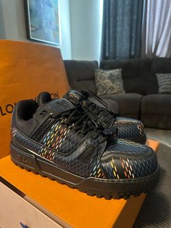 Louis Vuitton LV Trainer Maxi Orange Brown Damier Men’s UK 9