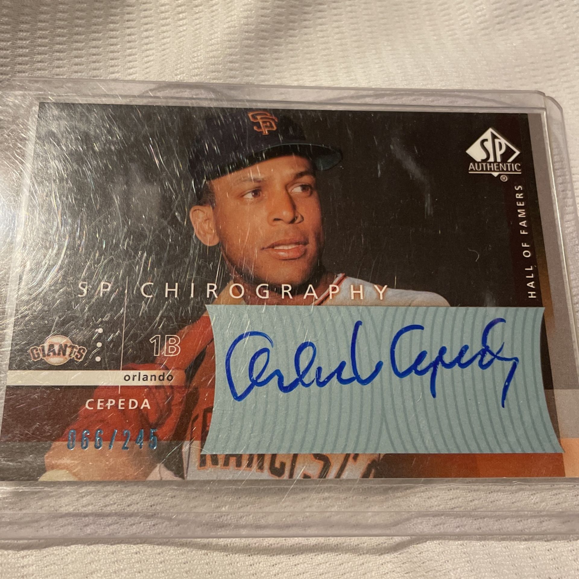 2003 SP Authentic Orlando Cepeda Auto
