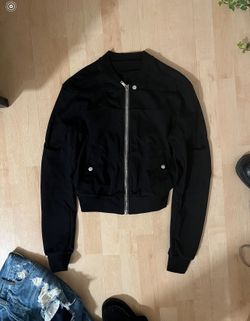 Rick Owens drkshdw cropped bomber jacket